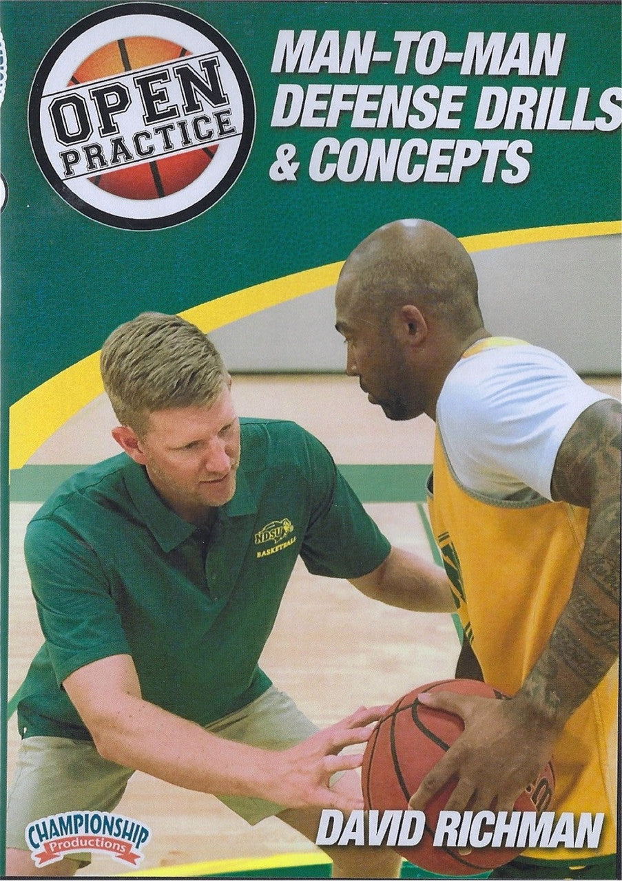 Man to Man Defense Drills & Concepts by David Richman Instructional Basketball Coaching Video