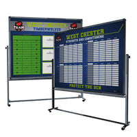 Thumbnail for Custom Football Rolling Magnetic Whiteboard w- Stand
