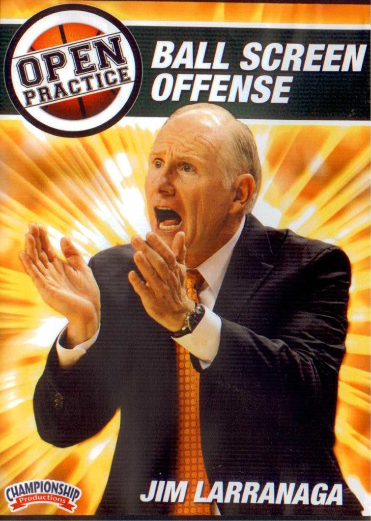 Open Practice: Ball Screen Offense by Jim Larranaga Instructional Basketball Coaching Video