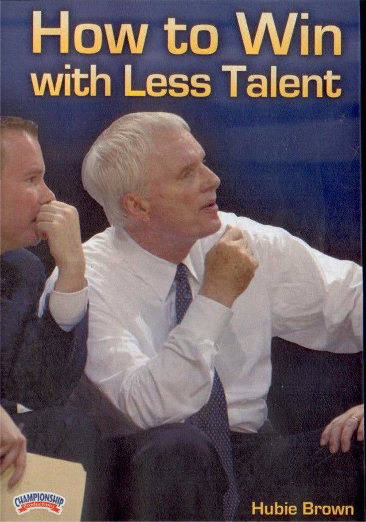 How To Win With Less Talent Dvd by Hubie Brown Instructional Basketball Coaching Video