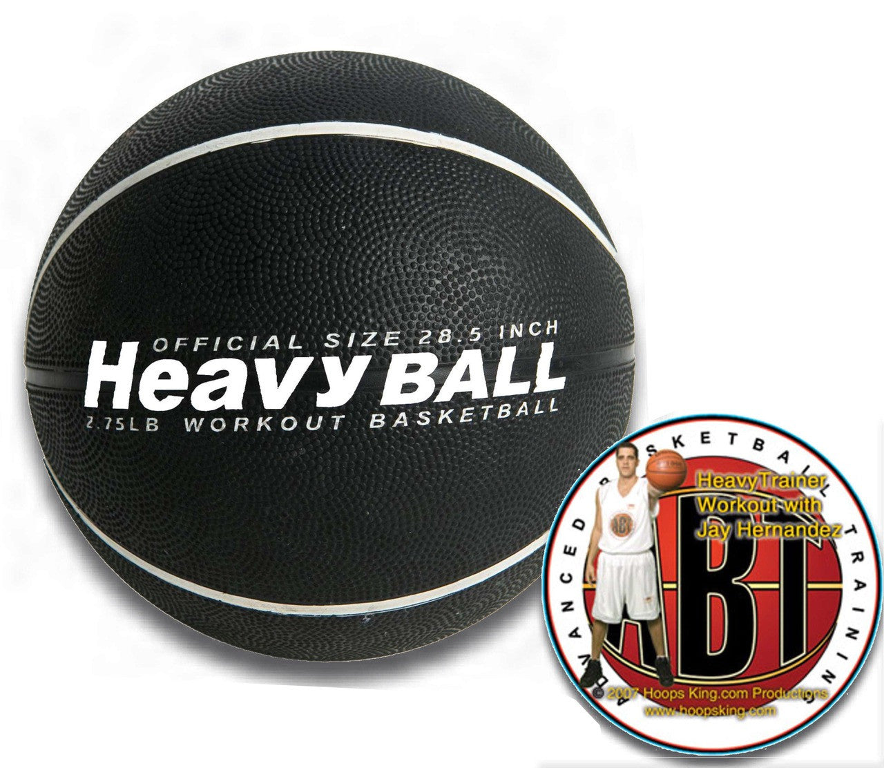 Weighted Basketball comes in 29.5" and 28.5"