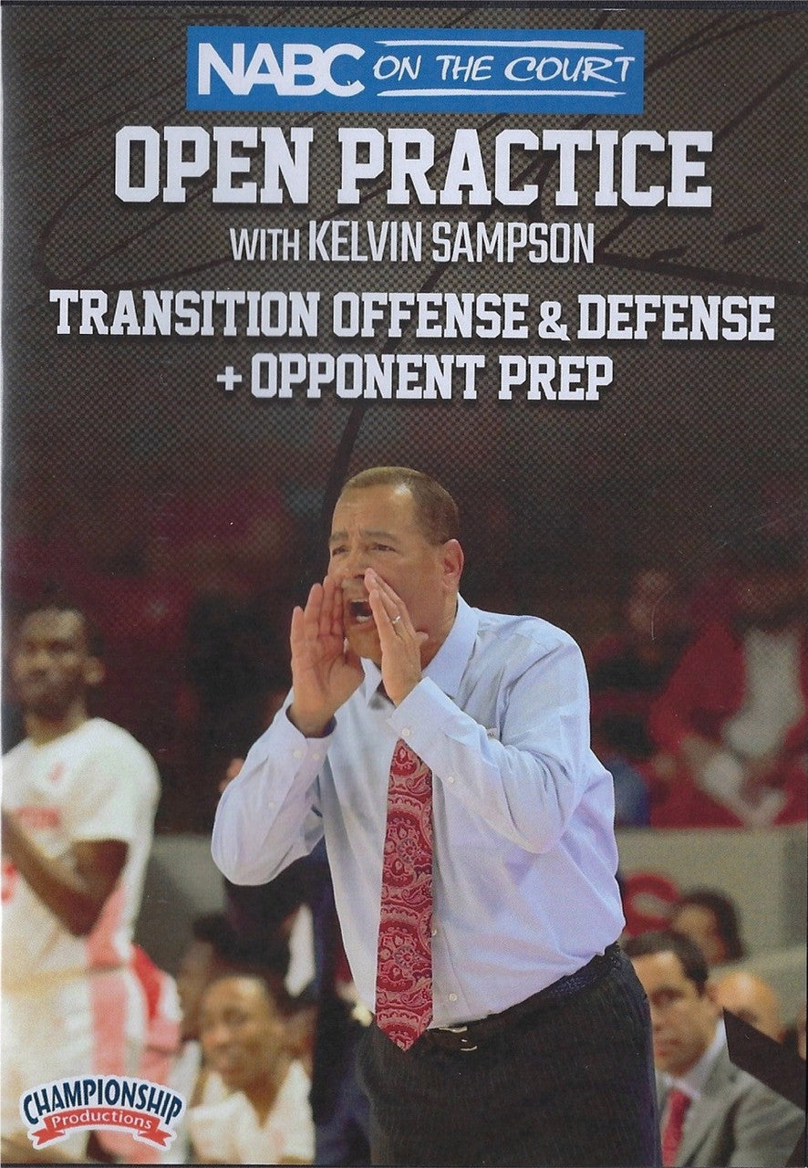 Transition Offense & Defense w/ Opponent Prep by Kelvin Sampson Instructional Basketball Coaching Video