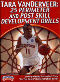 Thumbnail for 25 Perimeter & Post Skill Development Drills by Tara VanDerVeer Instructional Basketball Coaching Video