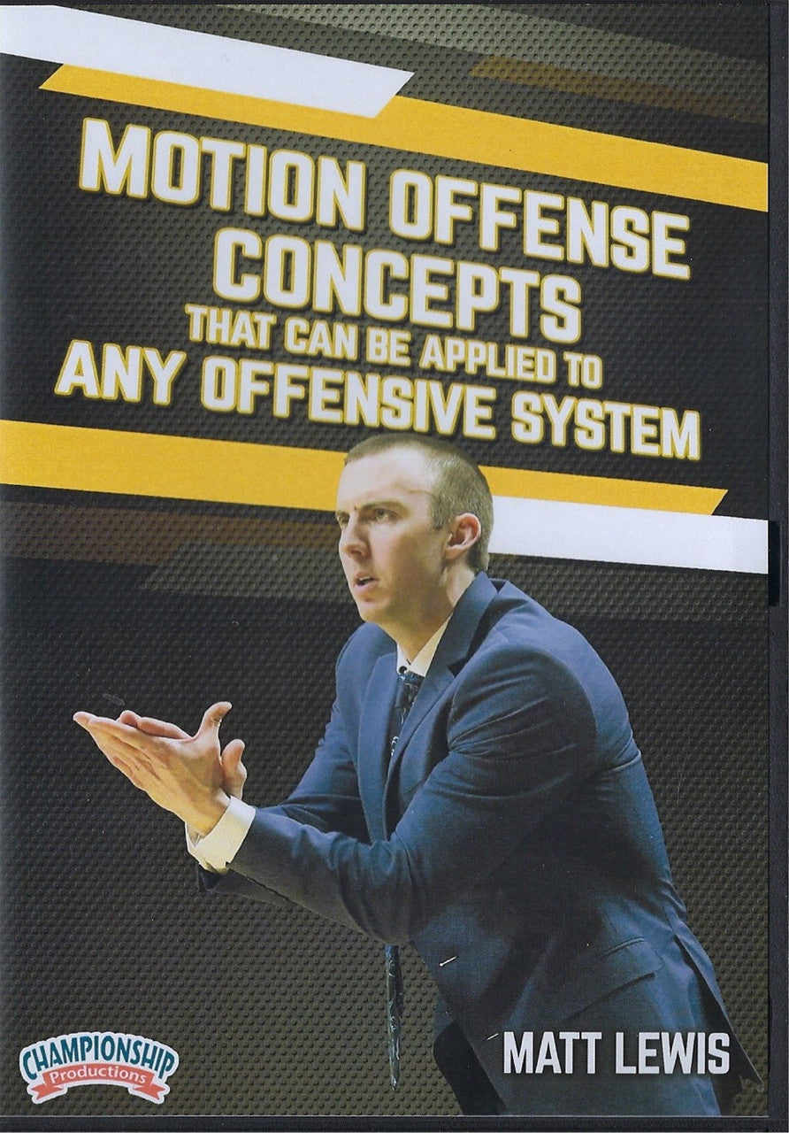 Motion Offense Concepts for Any Offensive System by Matt Lewis Instructional Basketball Coaching Video