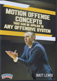 Thumbnail for Motion Offense Concepts for Any Offensive System by Matt Lewis Instructional Basketball Coaching Video
