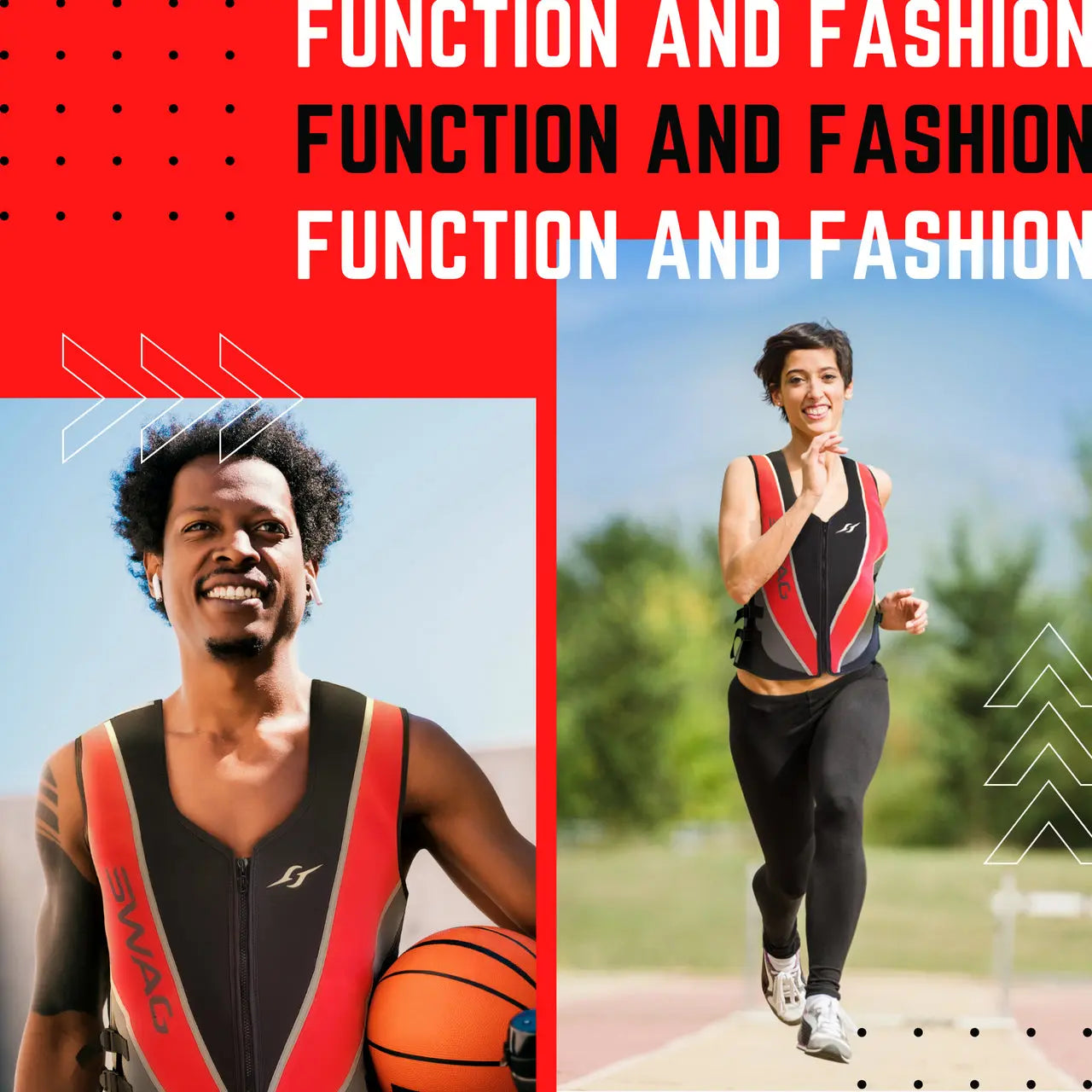 versatile weighted vest for multiple sports walking running jogging