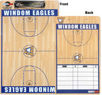 Thumbnail for custom basketball clipboard with lineup on back