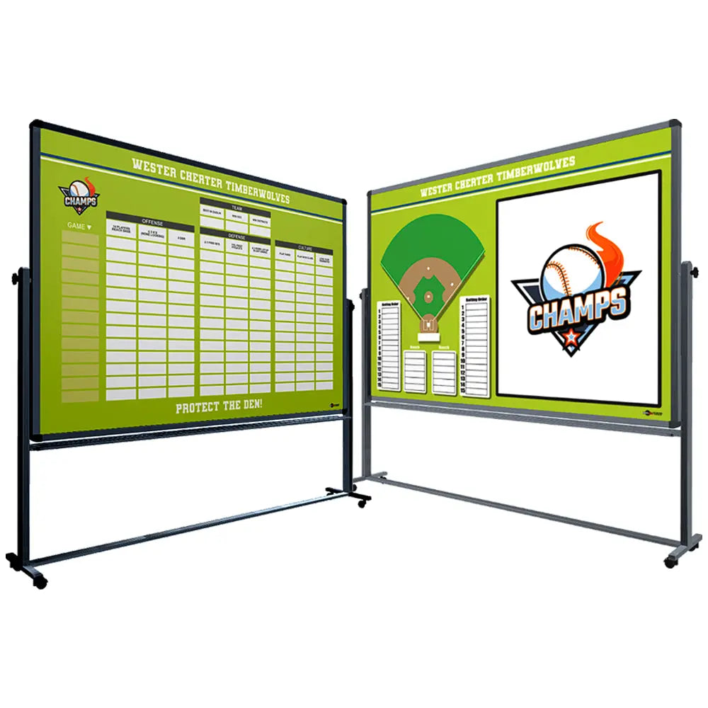 custom baseball softball dry erase whiteboard locker room