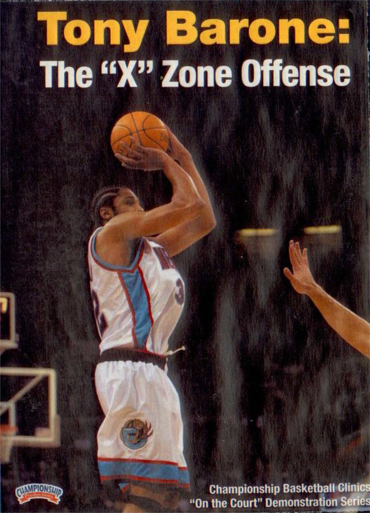 12 Techniques Of The "x" Zone Offense by Tony Barone Instructional Basketball Coaching Video
