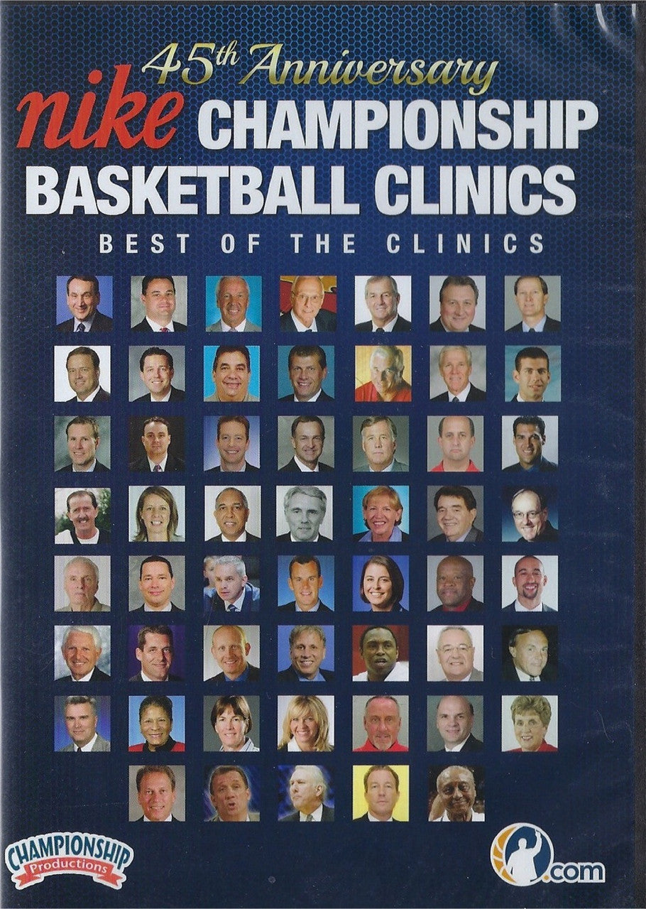45th Anniversary Nike Championship Basketbal Clinics by Mike Krzyzewski Instructional Basketball Coaching Video