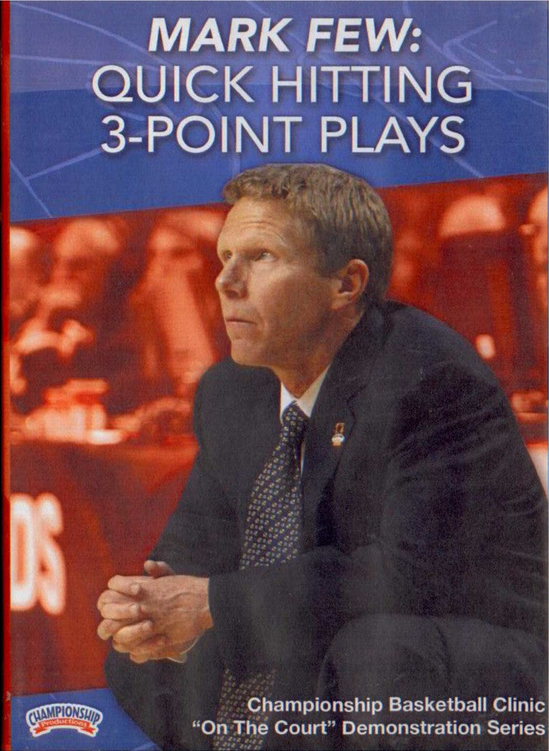 Mark Few: Quick Hitting 3--point Plays by Mark Few Instructional Basketball Coaching Video