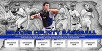 Thumbnail for Custom Sports Team Banners Baseball