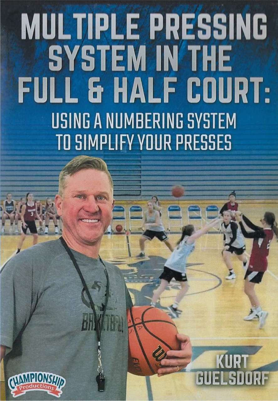Multiple Pressing System in the Full & Half Court by Kurt Guelsdorf Instructional Basketball Coaching Video