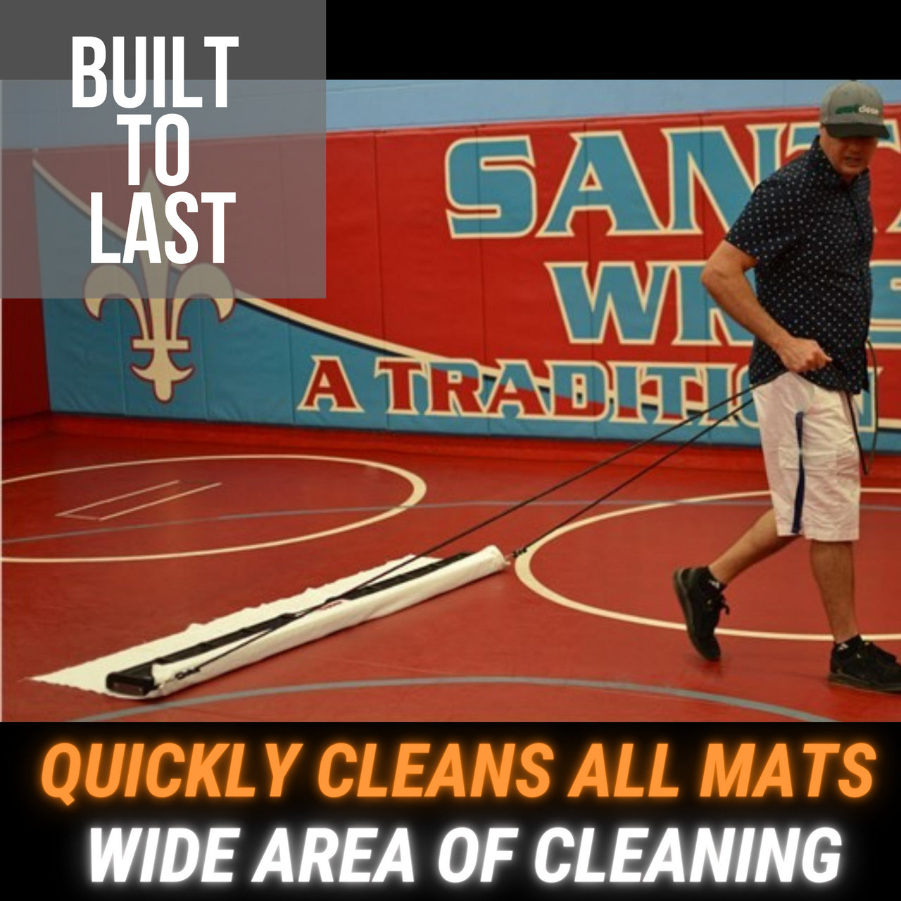wrestling mat cleaning kit schools
