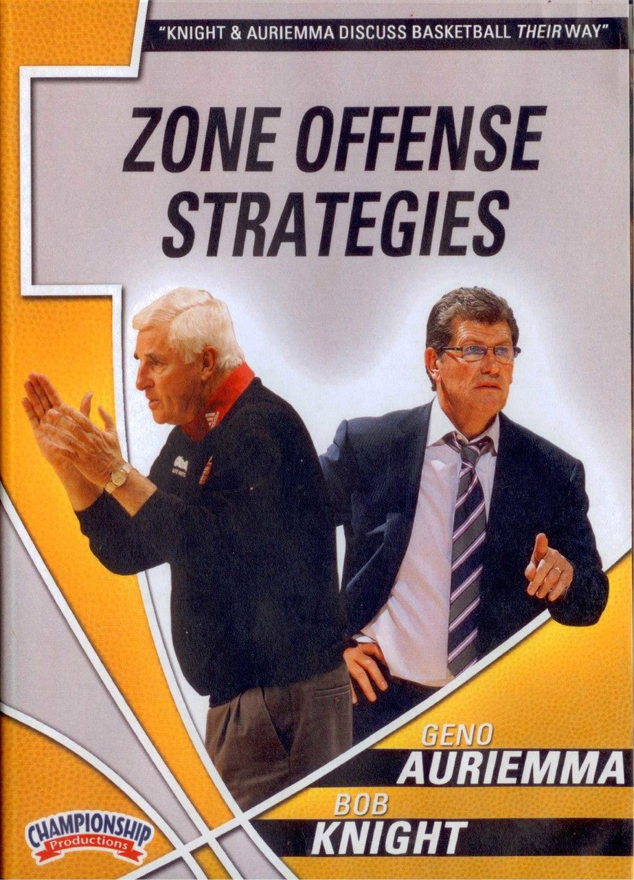Auriemma & Knight: Zone Offense Strategies by Bob Knight Instructional Basketball Coaching Video
