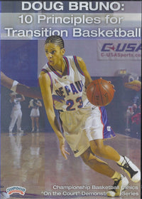 Thumbnail for 10 Principles for Transition Basketball by Doug Bruno Instructional Basketball Coaching Video