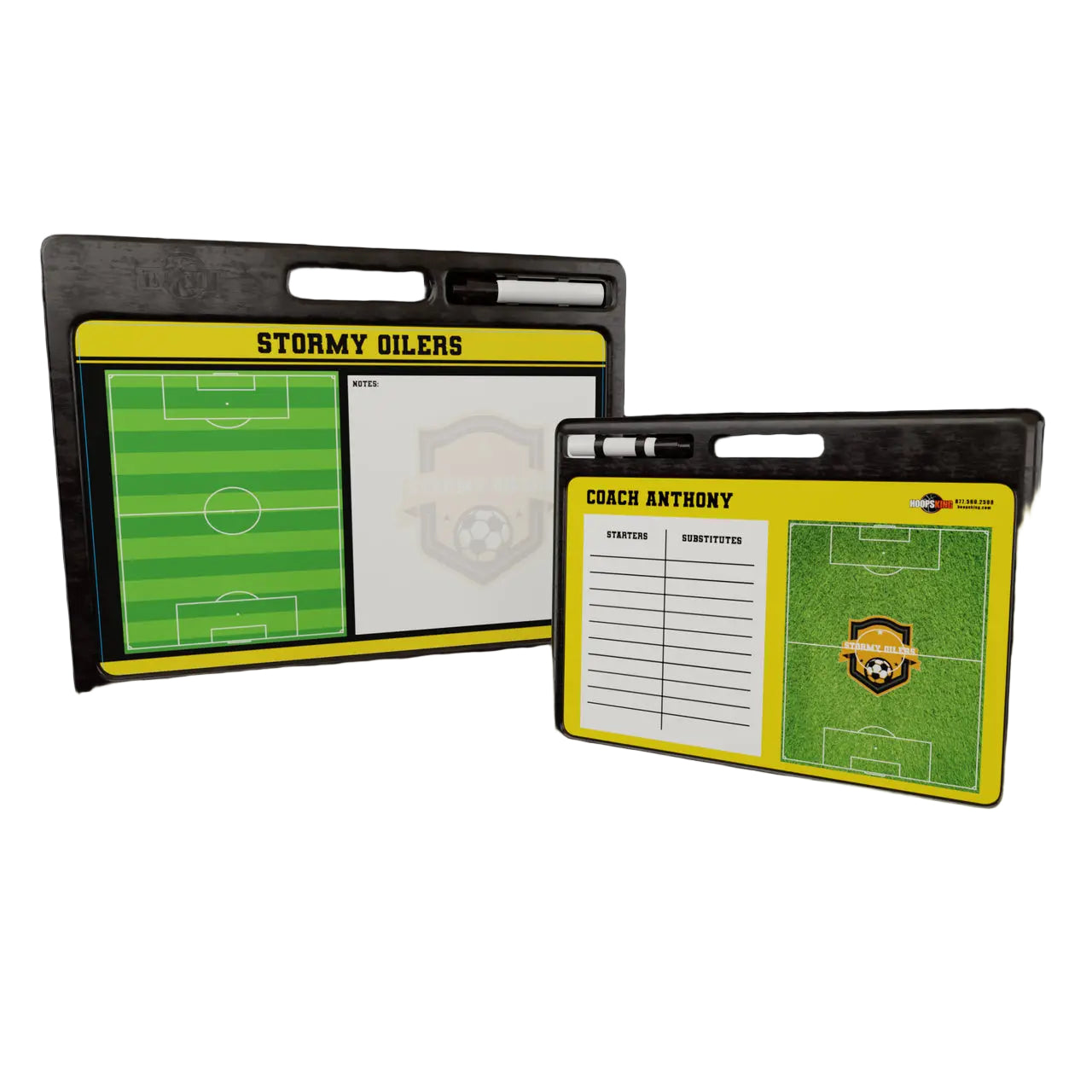 Custom Pro Soccer Whiteboard -w Handle | 2 Sided HoopsKing