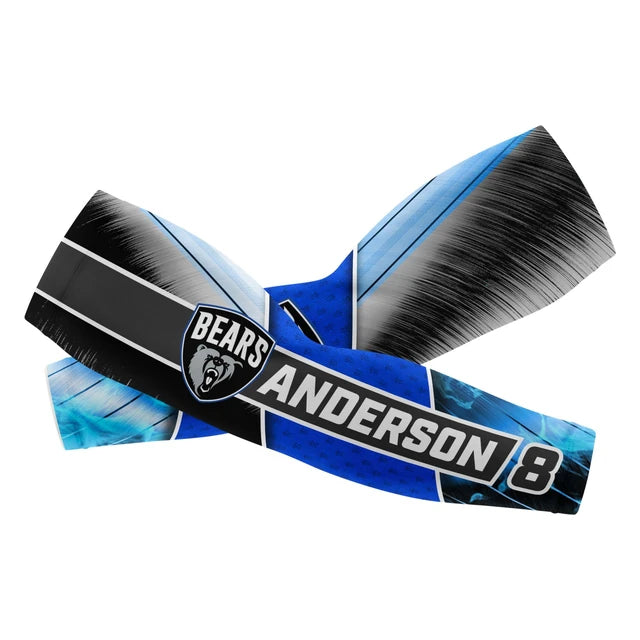 Spin sleeve design in sample colors