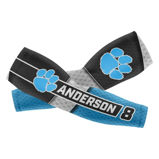 Jersey sleeve design in sample colors
