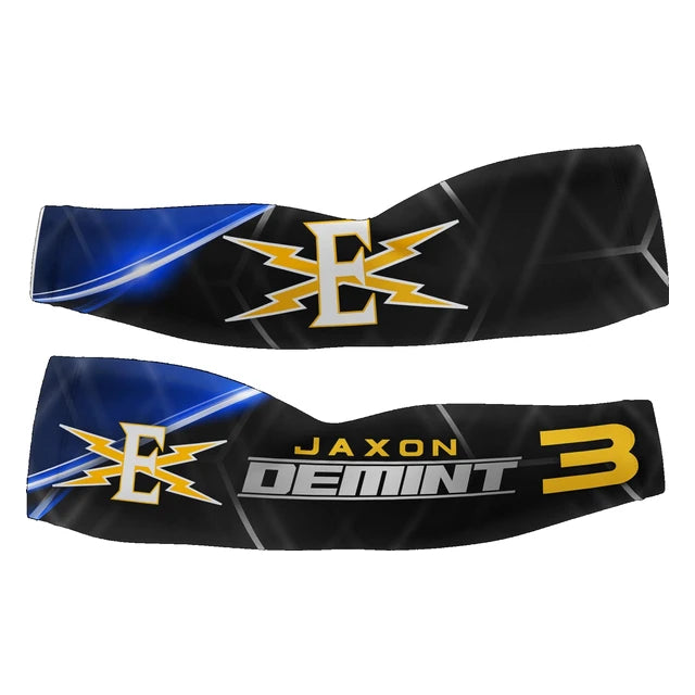 Vector sleeve design in sample colors