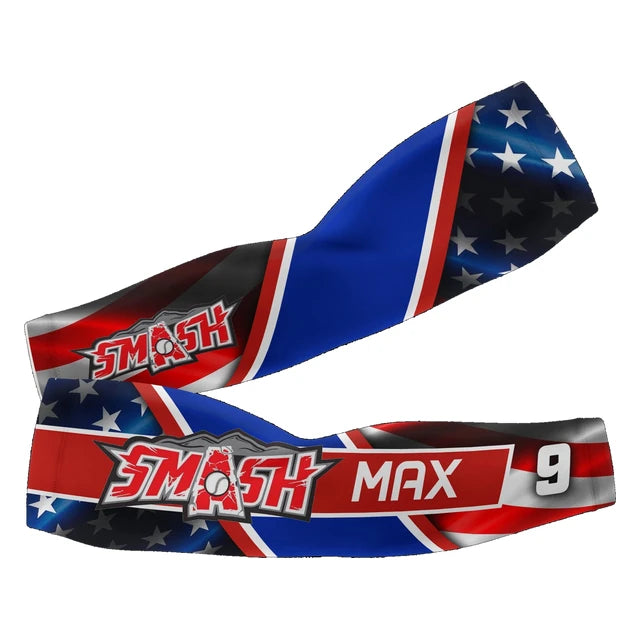 USA Flag sleeve design in sample colors