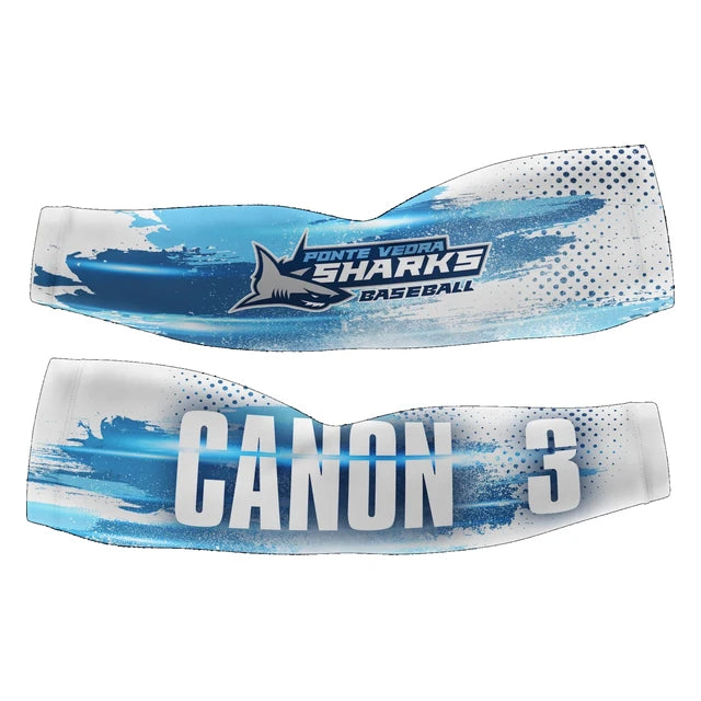 Splash sleeve design in sample colors